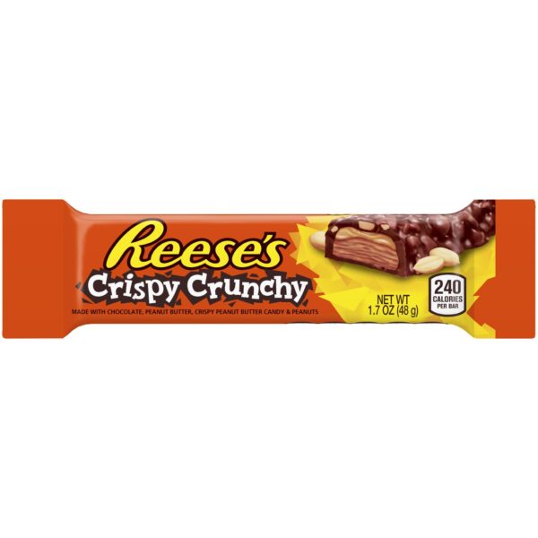 Reeses Crispy Crunchy King Size Bar 3.1oz 18ct